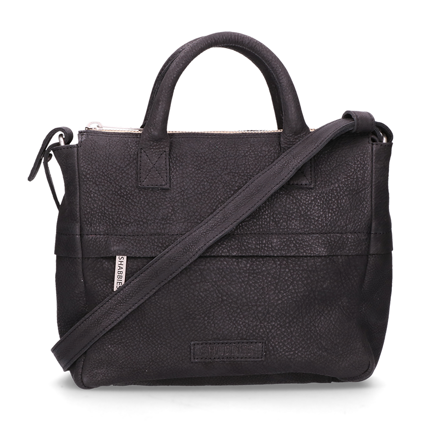 Handbag M waxed grain leather