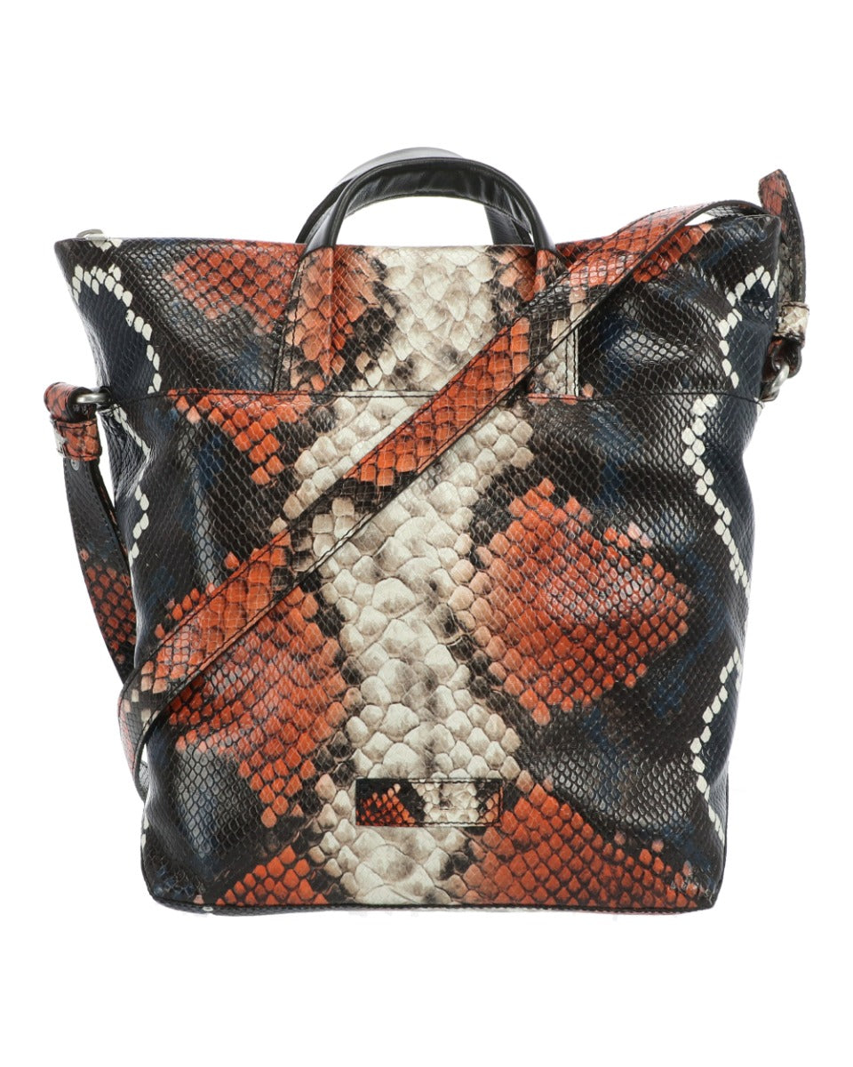 Handtas M Multicolor Snake Print