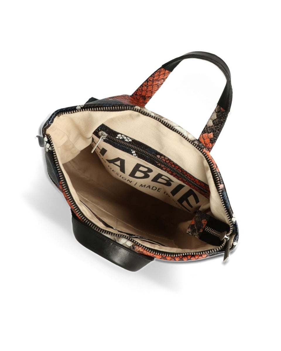 Handtas M Multicolor Snake Print