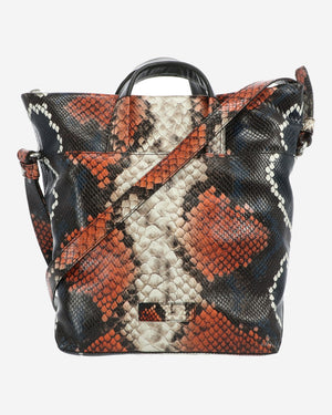 Handtas M Multicolor Snake Print