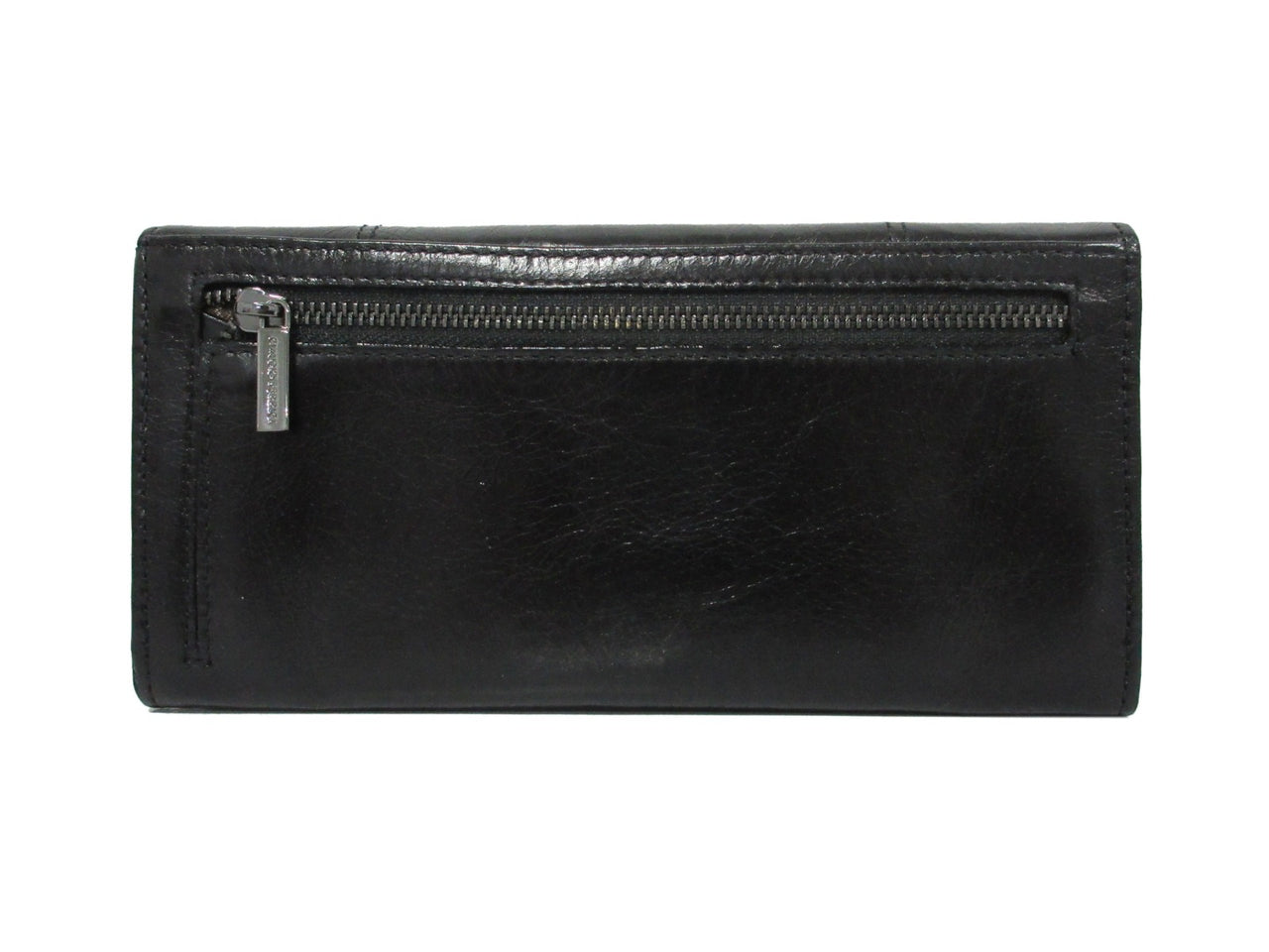 Pelle Vecchia dames klep portemonnee - Black