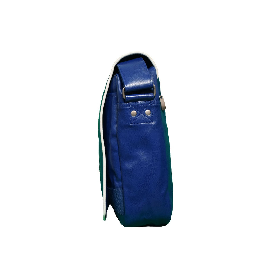 Retro flapbag - navy blue