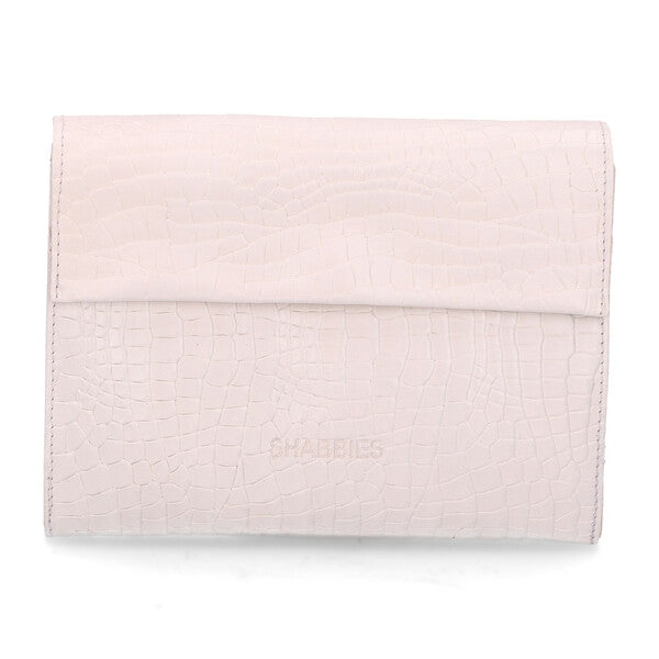 Cross Body S Croco Printed Nappa Leather - Off White