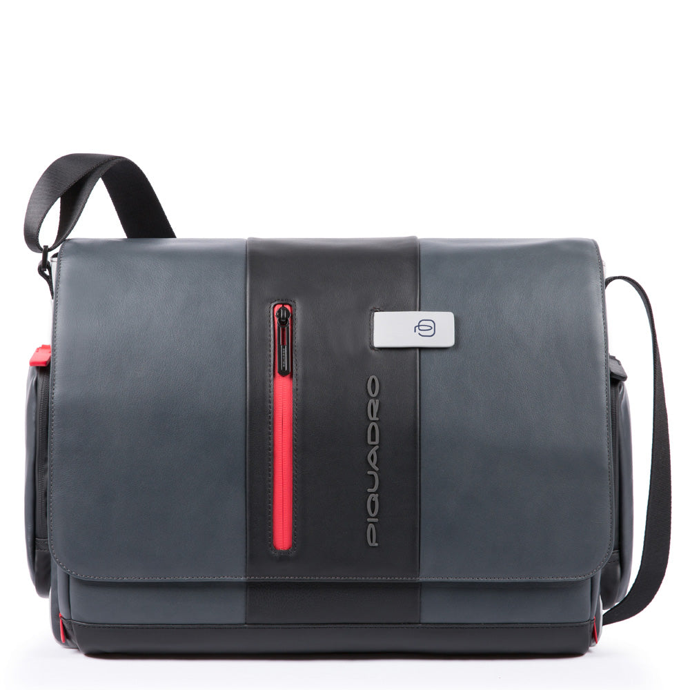 Computer messenger with iPad®10,5"/iPad 9,7" compartment and pocket for CONNEQU Urban - grigio/nero