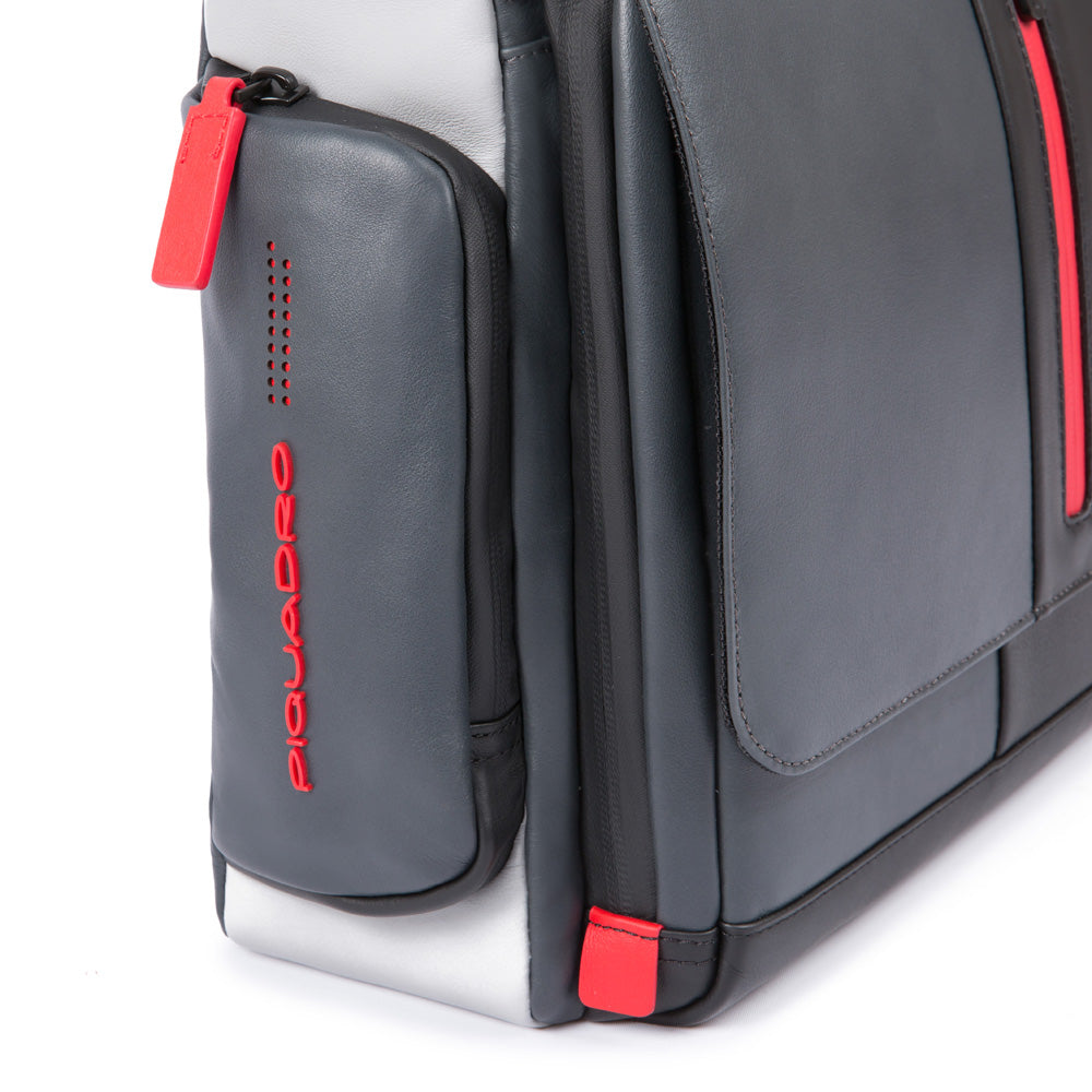 Computer messenger with iPad®10,5"/iPad 9,7" compartment and pocket for CONNEQU Urban - grigio/nero
