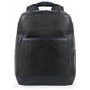 Fast Check computer backpack with iPad®10,5iPad 9,7 compartment, bottle and umbrella pockets Blue Square - Black