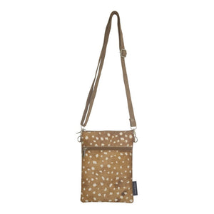 Crossbody tas verticaal Herten print