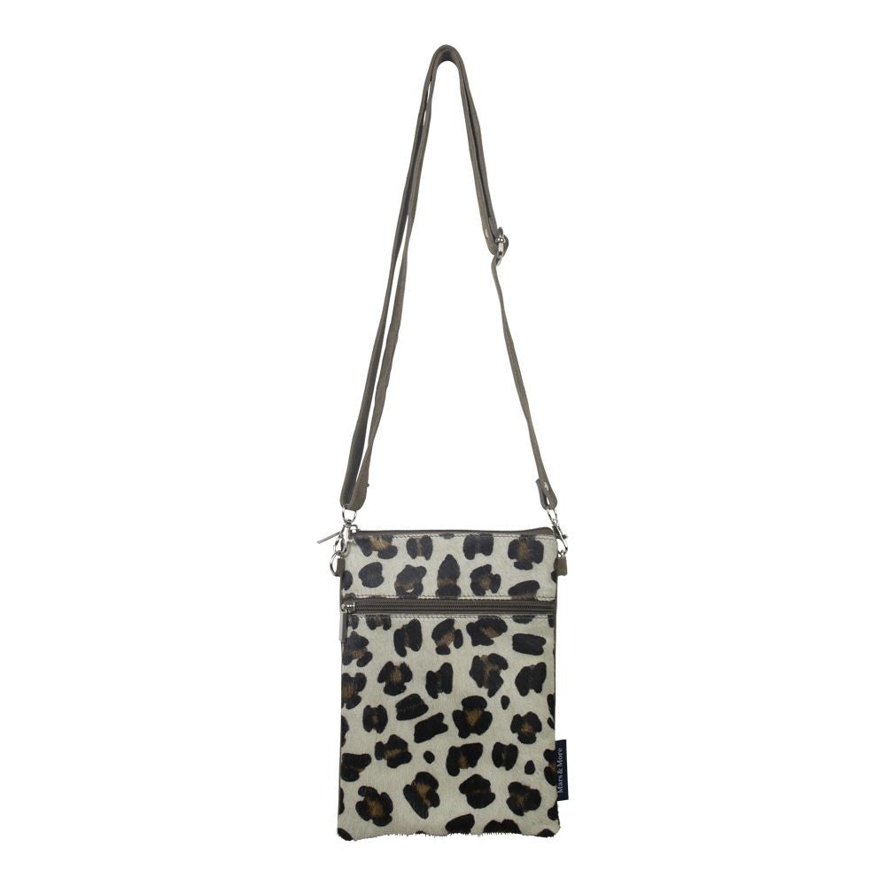 Crossbody tas verticaal Panter print