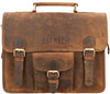 Rusty 13 inch laptoptas met klep