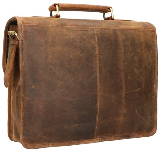 Rusty 13 inch laptoptas met klep