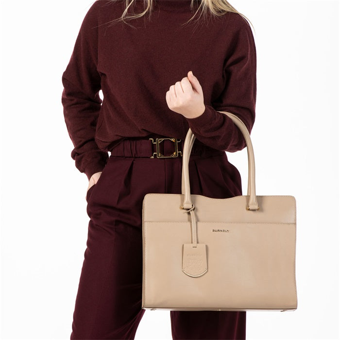 Parisian Paige work bag 14 inch - Beige