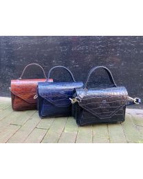 Fred de la Bretoniere Crossbody S Croco Printed Leather online kopen - Tas Plus - Tassenwinkel Hoorn