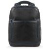 Fast Check computer backpack with iPad®10,5iPad 9,7 compartment, bottle and umbrella pockets Blue Square - Black
