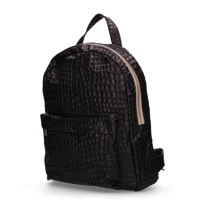 Tasplus Shabbies Amsterdam rugzak met print zwart online kopen Tas Plus Tassenwinkel Hoorn
