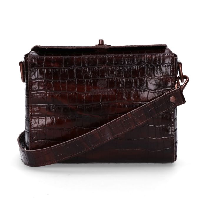 Croco print tas hot sale
