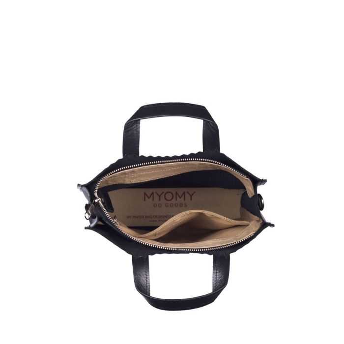 Tasplus MYOMY My Paper Bag Handy Short Handle Hunter Waxy Original online kopen Tas Plus Tassenwinkel Hoorn